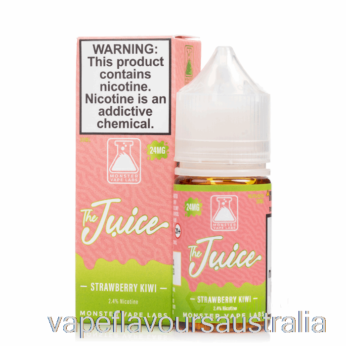 Vape Nicotine Australia Strawberry Kiwi - The Juice Salts - 30mL 48mg